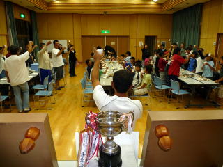 祝勝会 乾杯!