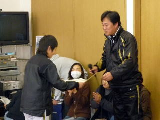 一人一人の表彰式